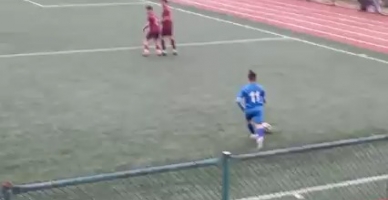 Kahramanmaraş U16 Liginde Kahramanmaraş İstiklalspor’un golü