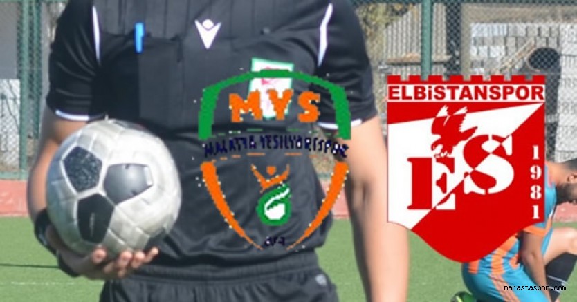 Malatya Yeşilyurt Belediyespor – Elbistanspor maçının hakemleri açıklandı