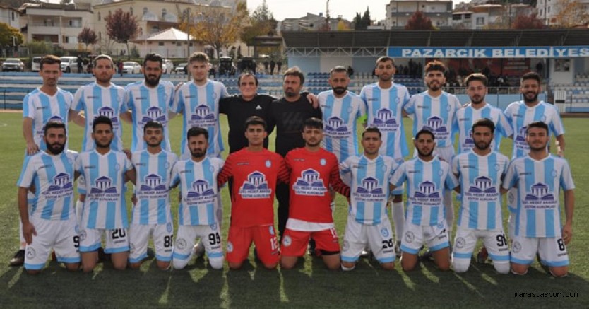 Pazarcık Aksuspor, evinde kazandı! Liderliğe oturdu