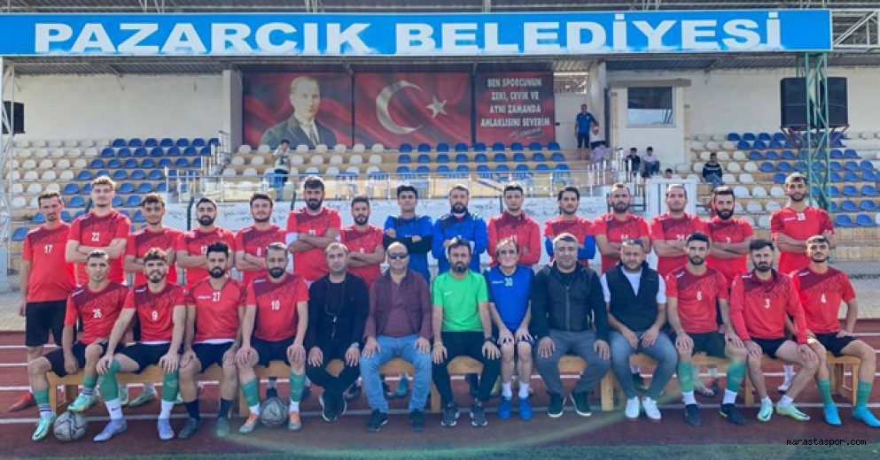 Pazarcık Aksuspor. zorlu maçta güldü