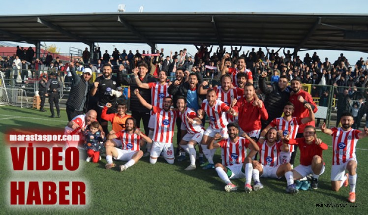 Kahramanmaraş İstiklaspor, Viranşehir galibiyetini taraftarı ile kutladı! İşte o anlar