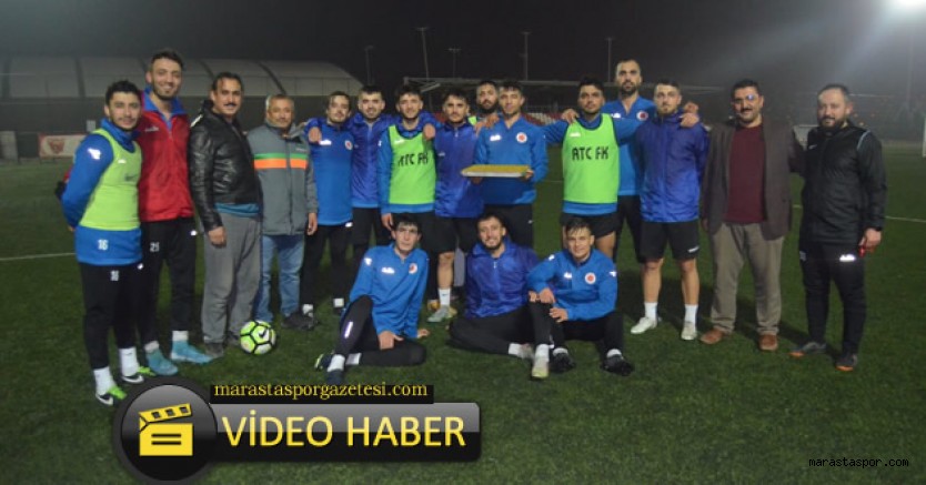 Murat Kozalak, ATC Maraşspor’un antrenmanını ziyaret etti