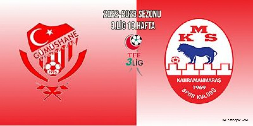 Gümüşhanespor 1-0 Kahramanmaraşspor [Özet]