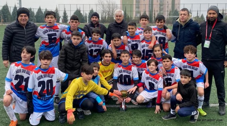 Kahramanmaraş U14 Liginda Şampiyon, Maraşspor kupasını aldı