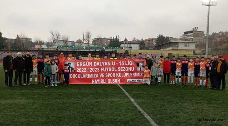 U15 liginde başlama vuruşunu Merhum Ergün Dalyan’ın torunu Ergün Dalyan yaptı