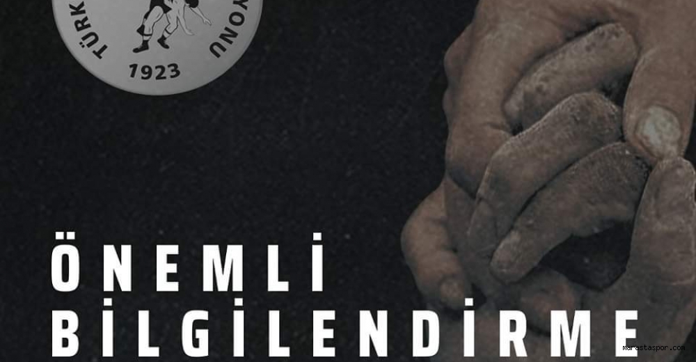 Kahramanmaraş’taki Güreşçiler hakkında Güreş Federasyonundan Önemli Bilgilendirme