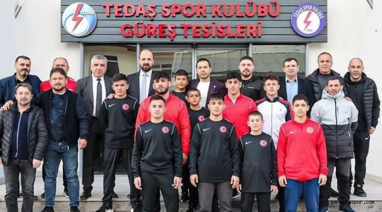 Başkan Şeref Eroğlu’dan Kahramanmaraş’lı Depremzede Güreşçilerilere Ziyaret