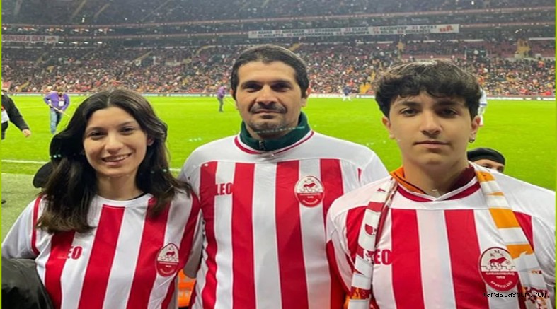 Galatasaray, Kasımpaşa maçını Kahramanmaraş’lı aile, Kahramanmaraşspor formasıyla izlediler