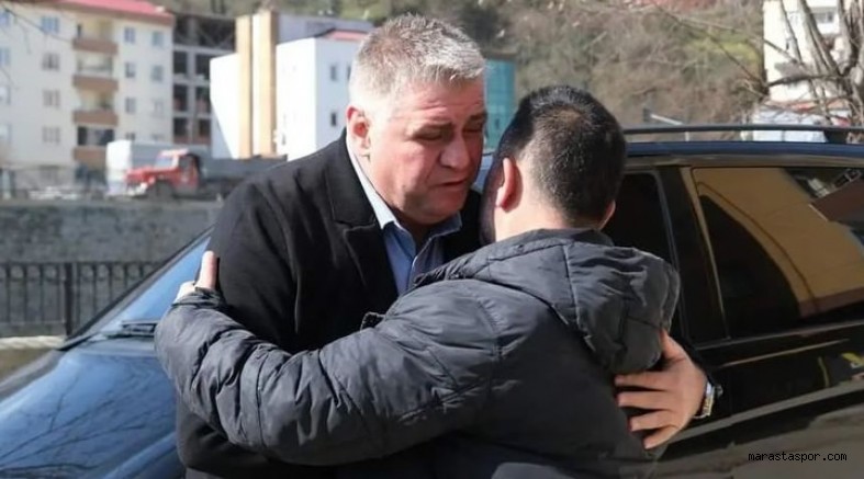 Giresunspor’un yeni Başkanı Nahid Ramazan Yamak’tan Saruhan Bolat’ın ailesine taziye ziyareti