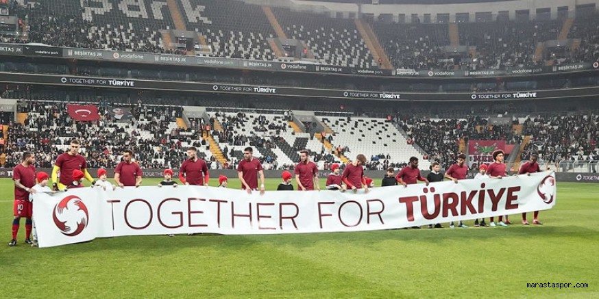 Beşiktaş ile Atletico Madrid Kahramanmaraş Merkezli depremzedeler için sahaya çıktı