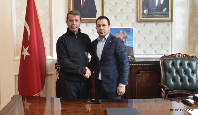 Şeref Eroğlu, Başkan Osman Okumuş’u makamında ziyaret etti