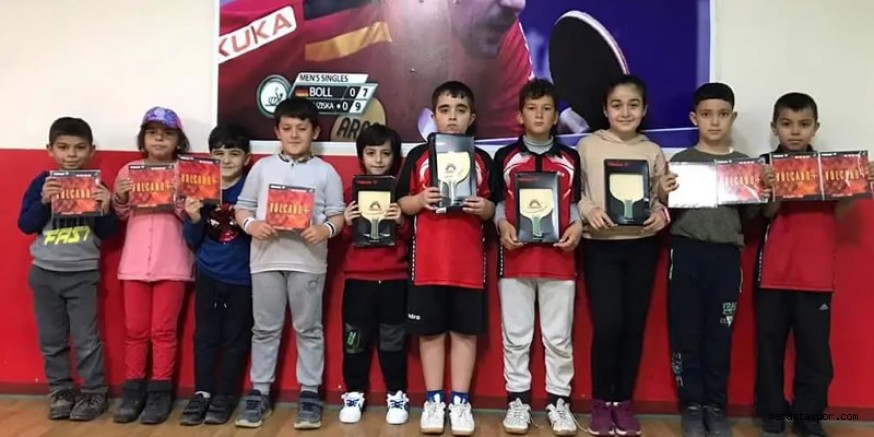Tibhar, Kahramanmaraş’taki depremzede çocuklara masa tenisi malzemeleri gönderdi