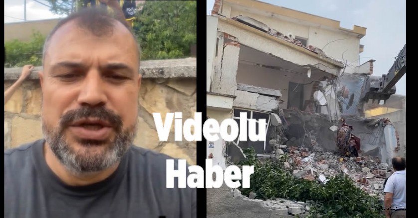 Adıyaman FK’yı teknik direktörü Kahramanmaraş’lı Osman Bozkurt, Evi yıkılırken canlı yayın yaptı