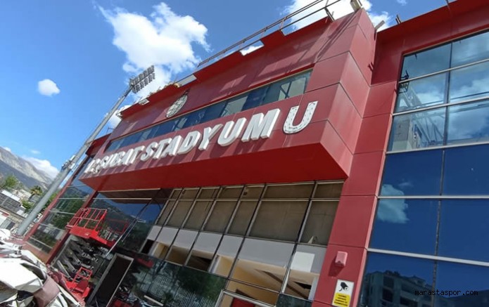 Kahramanmaraş 12 Şubat stadında yıkım çalışmalarında sona gelindi