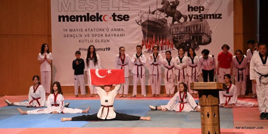 Kahramanmaraş’ta Atatürk’ü Anma, Gençlik ve Spor Bayramı Çeşitli Etkinliklerle Kutlandı