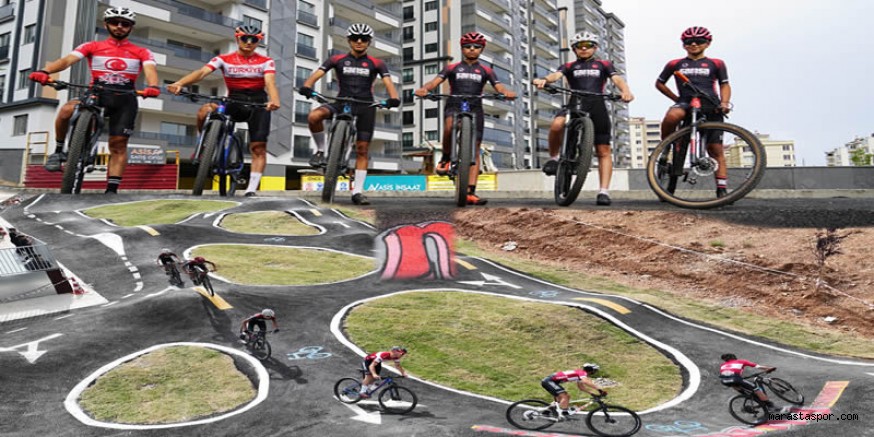 Kahramanmaraşlı Milli Pedallar Büyükşehir’in Parkurunda Piste Çıktı