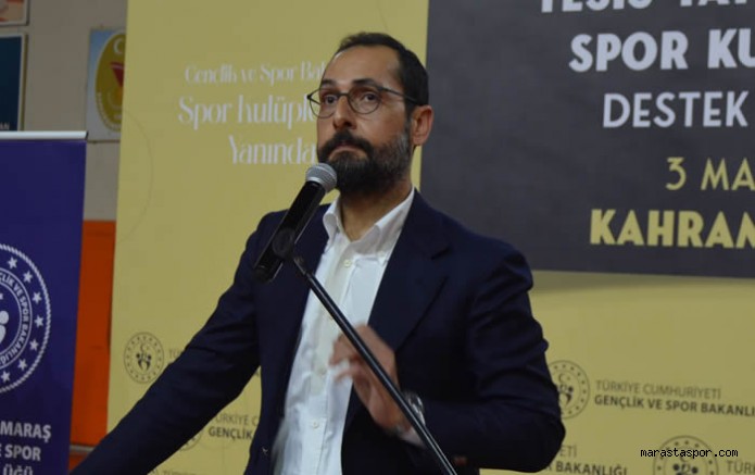 Mehmet Cihat Sezal, Kahramanmaraş’a yapılan spor yatırımlarını açıkladı