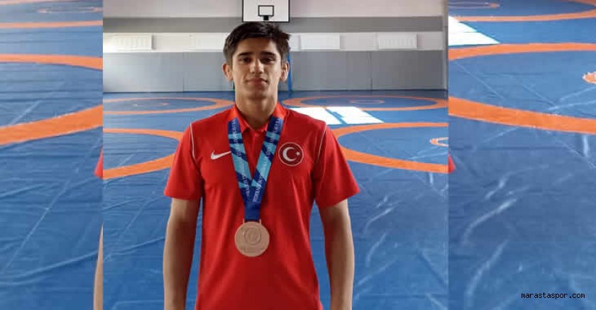 Kahramanmaraş’lı Kemal Sevgili’den Bronz Madalya