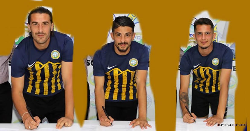 Kahramanmaraş’lı, Kenan Karademir, Bahtiyar Dolma ve Ahmet Şahbaz takımlarıyla yeniden anlaştı