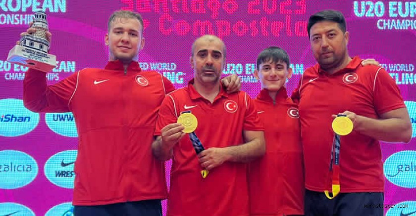 Kahramanmaraş’lı Sporcular 2 Altın madalya kazandı! Kahramanmaraş’lı 2 Antrenör’ün görev yaptığı Milli Takımımız, Avrupa İkincisi oldu