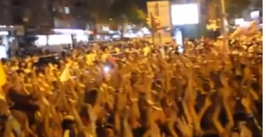 Kahramanmaraşspor 1.Ligde  Müftülük meydanı Taraftarı şampiyonluk kutlaması