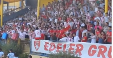 Nostalji Mersin Tarsus deplasmanda Kahramanmaraşspor taraftarı