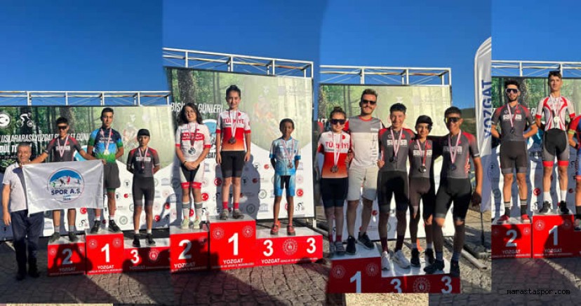 Yozgat’ta Gerçekleşen “Kulüpler Arası Dağ Bisikleti Kupası”nda Kahramanmaraşlı Sporcular Parladı