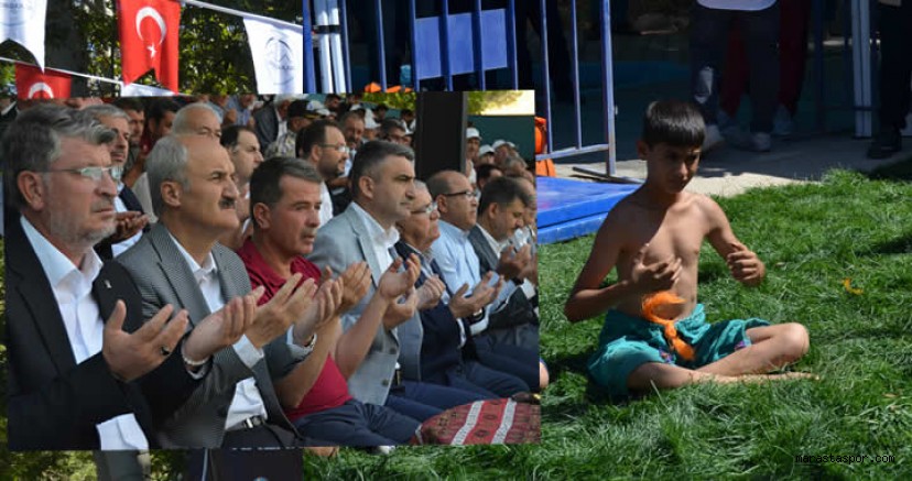 Dualarla Başlayan Dereköy Güreş Şampiyonası Heyecanı