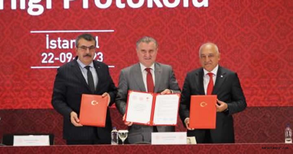 Futbol Gelişim Projesi İş Birliği Protokolü İmzalandı