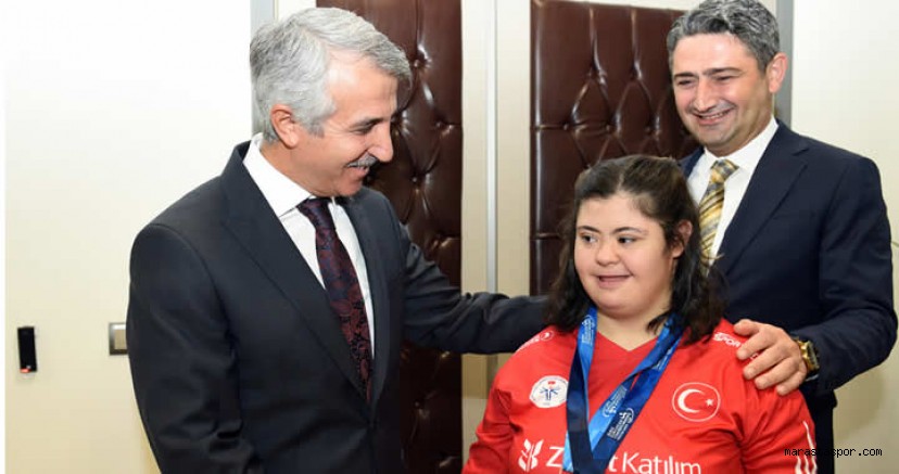 Vali, Altın Madalyalı Milli Judoçu Zeynep Sude Bilginer’i Makamında Ağırladı