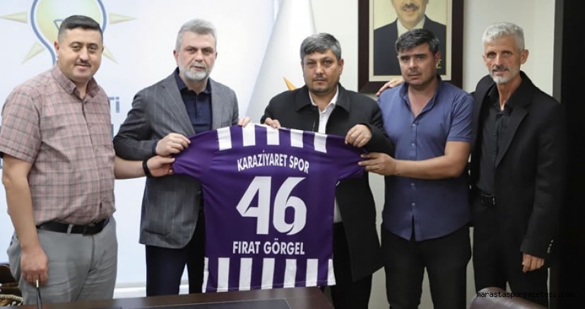 AK Parti Kahramanmaraş İl Başkanı Fırat Görgel, Karaziyaret Spor Kulübü Yönetimini Ağırladı