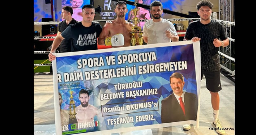 Türkoğlu’dan Dünya Çapında Başarı: Ali Gevrek, Muay Thai’da Zirveye Çıktı