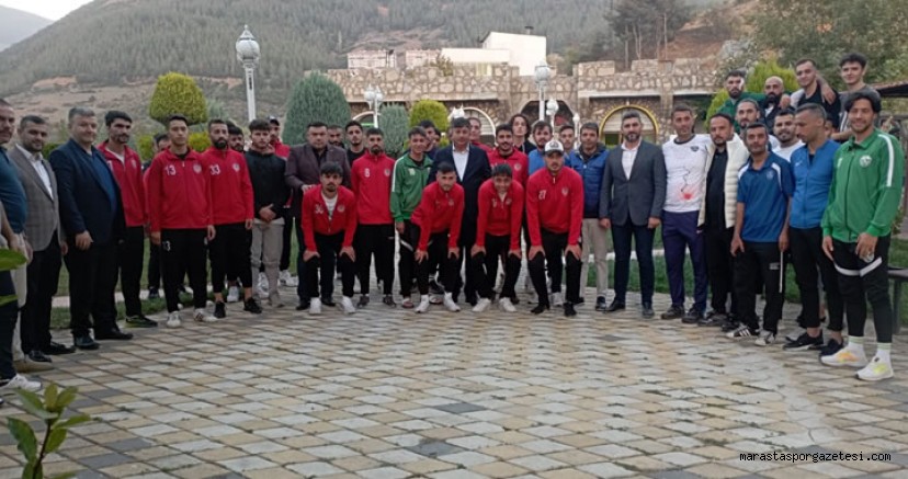 Bahçe Belediye Başkanı İbrahim Baz’ın Organizasyonuyla Kahramanmaraş Kurtuluşspor ve Bahçespor, Dostluk Yemeğinde Buluştu!