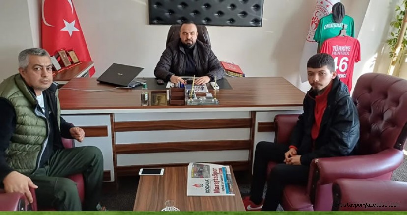 Kadir Gemci’ye Maraş İstiklaspor’dan Teşekkür Ziyareti!