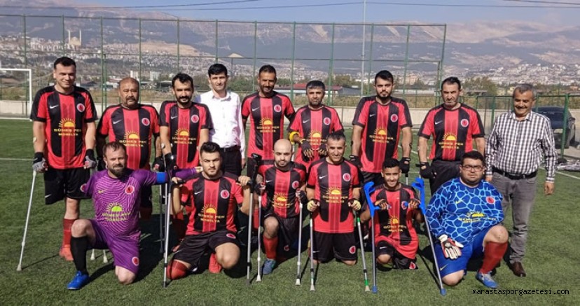 Kahramanmaraş Ampute Takımı, Süper Lig Ekibi Kayseri Melikgazi Belediyesi İle İlk Hazırlık Maçına Çıktı!