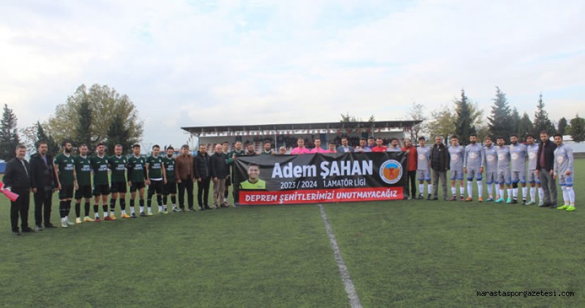 Duygusal Anlarla Dolu Maçlara Sahne Olan Adem Şahan 1. Amatör Lig Başladı