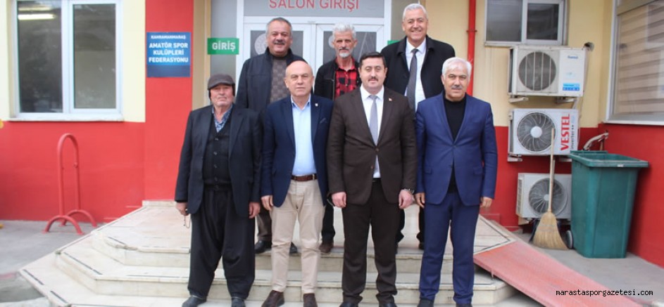 Hacı Ahmet Sivri, Kahramanmaraş Spor Kulüpleri Federasyonu’na Ziyarette Bulundu