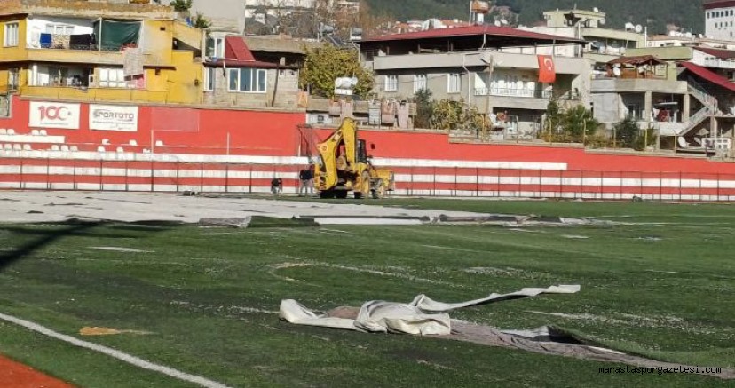 Kahramanmaraş’ta Deprem Sonrası Barınak Olarak Kullanılan Batıpark Futbol Sahası Yeniden Hayata Geçiyor