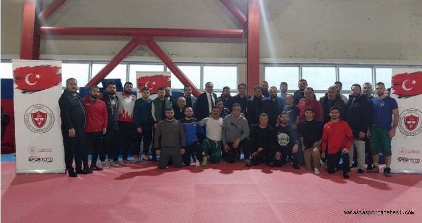 Kahramanmaraş’ta düzenlenen Birinci Kademe Karakucak Antrenörlük Kursu büyük ilgi görüyor