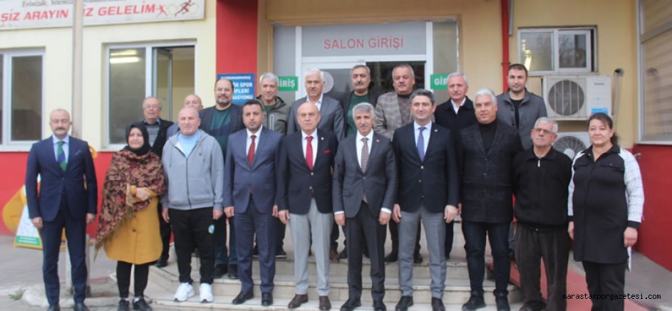 Vali Mükerrem Ünlüer, Amatör Spor Kulüpleri Federasyonu’nu Ziyaret Etti