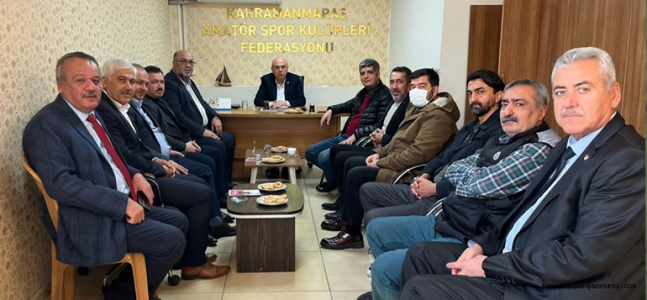 Yeniden Refah Partisi Heyeti, Kahramanmaraş ASKF’yi Ziyaret Etti
