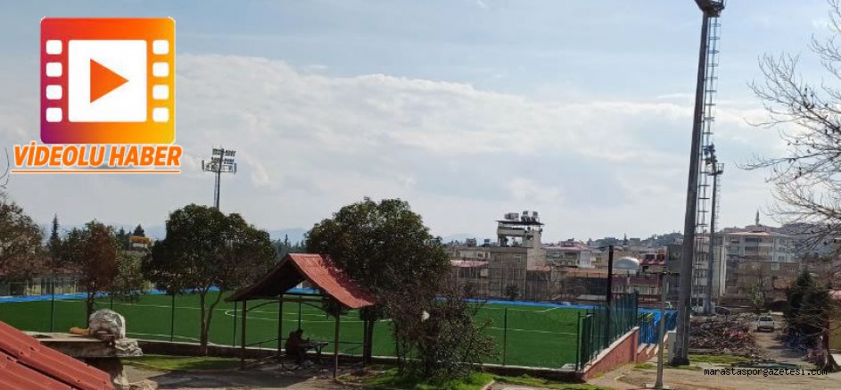 Batıpark Futbol Sahası’nda Çizgiler Çizilmeye Başladı