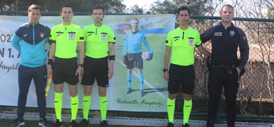 Karaziyaretspor ve Önderspor Maçı Öncesi Hakemler, Adem Şahan’ın Anısına Bir Araya Geldi