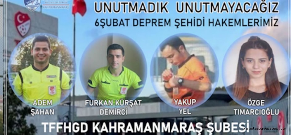 TFFHGD Kahramanmaraş Şubesi, Deprem Şehitleri İçin Mevlidi Şerif Okutacak
