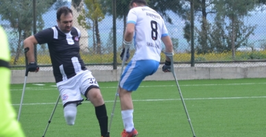 Kahramanmaraş Ampute Takımının, Antalya Büyükşehir Belediyesi S.K. maçında attığı iki gol anı