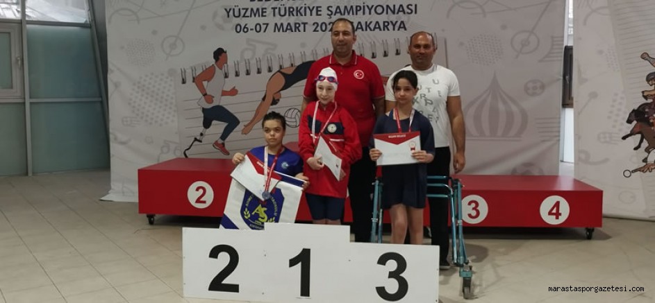 Cansu Özgüner, 50 metre sırtüstü yarışmasında Türkiye üçüncüsü oldu