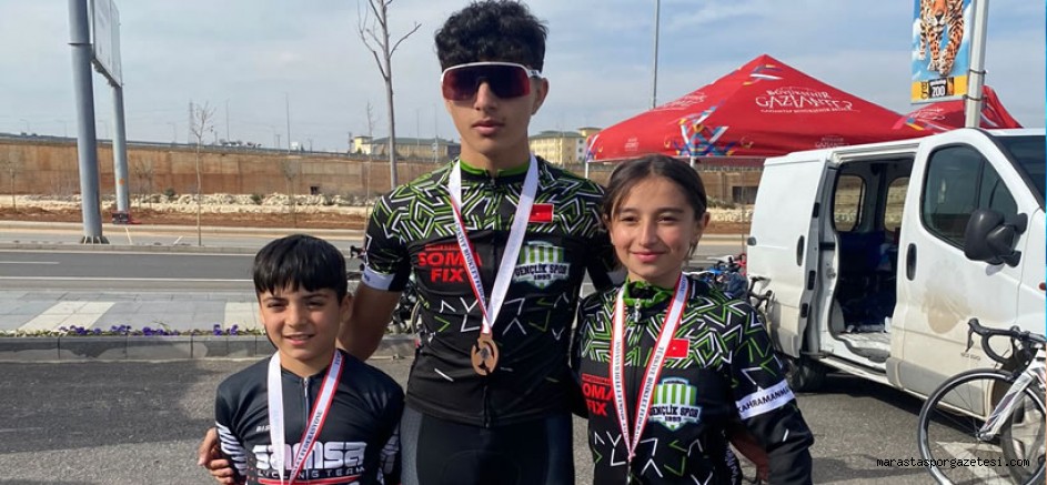 Gaziantep’te Yapılan Bisiklet Yarışlarında Kahramanmaraş’lı Genç Sporcular Başarı Elde Etti!