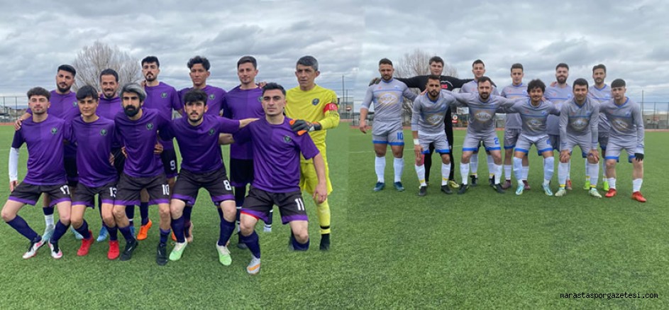Göksun Ülküspor ile Afşin Belediyespor maçında kazanan takım çıkmadı