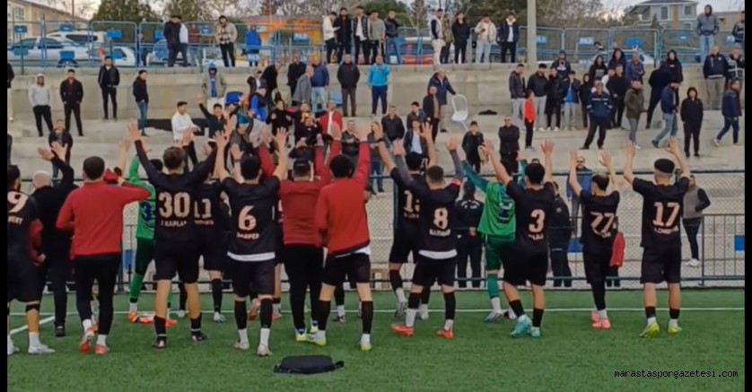 Kahramanmaraş Kurtuluşspor, Karaziyaretspor Galibiyetini Böyle Kutladı
