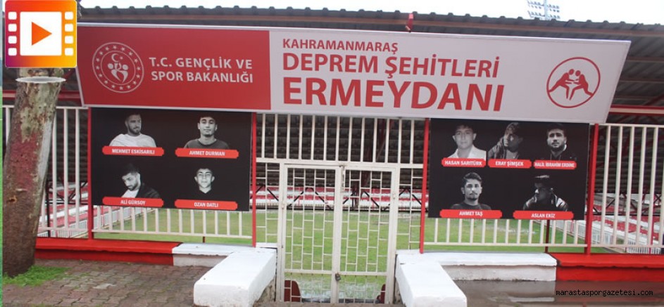 Karakucak Güreş Sahasının İsmi Kahramanmaraş Deprem Şehitleri Er Meydanı Oldu